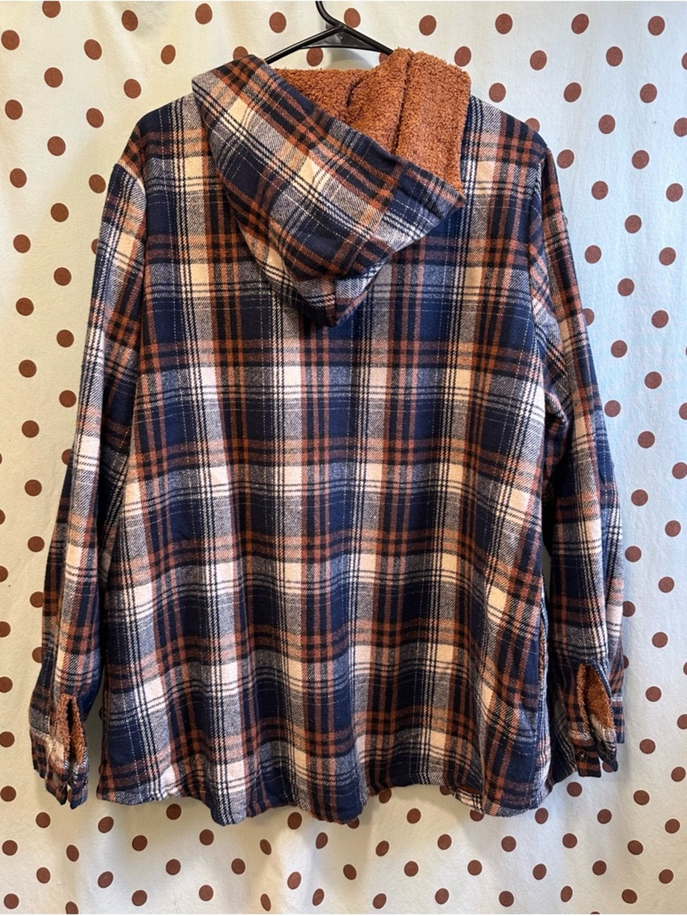 Dokotoo Womens Plaid Shacket, Size 2XL, Like New - Picture 5 of 7